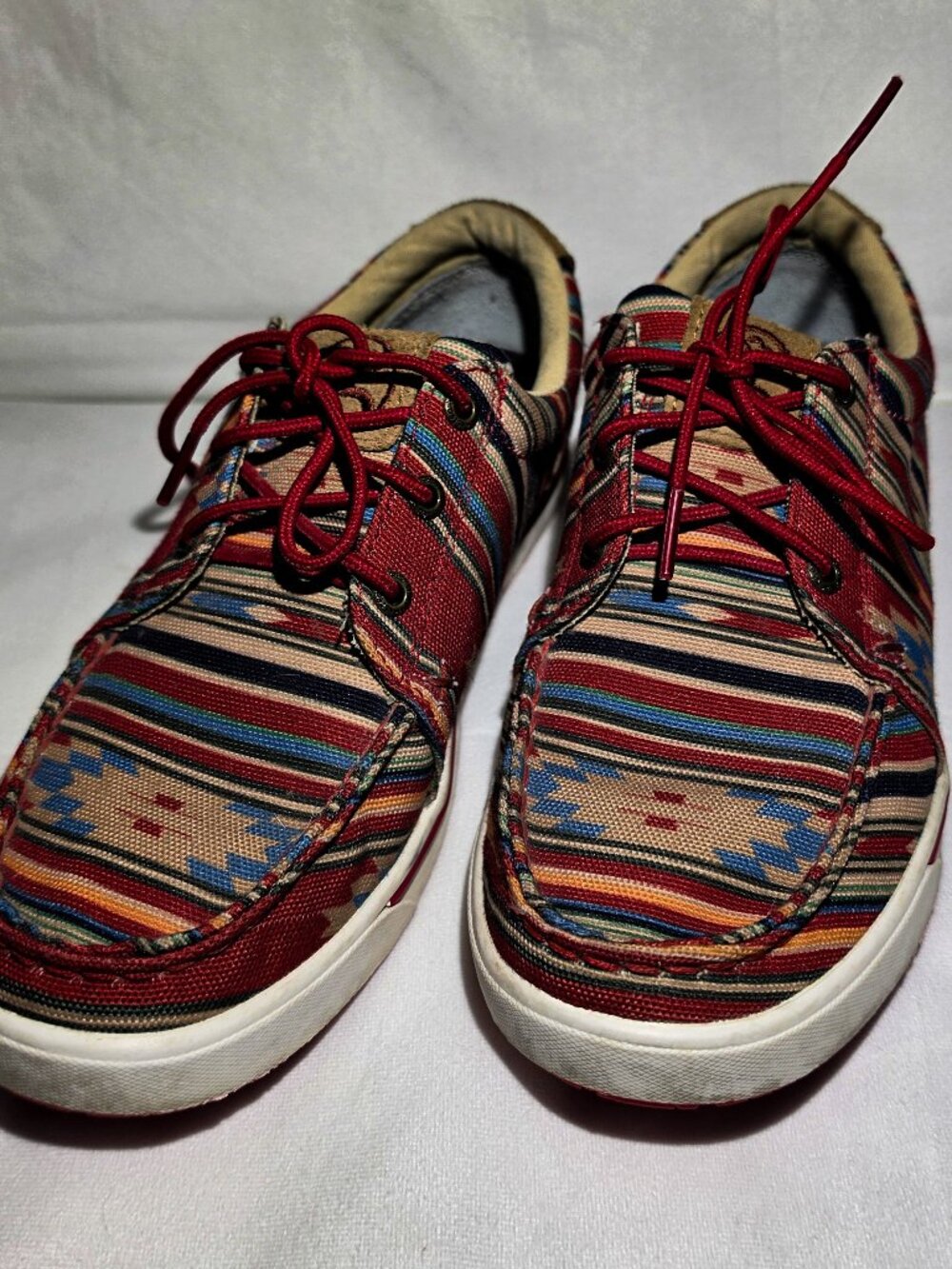 Twisted X Hooey Loper Aztec Fiesta Multi Color Casual Sneakers Shoes Size 8.5